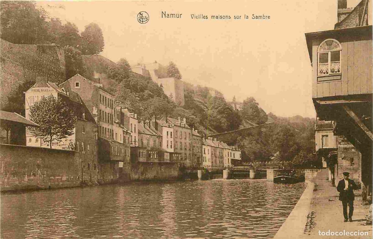 Cartes Postales: Pays - Belgique - Namur - Vieilles maisons sur a Sambre - Anim&eacute;e - CPA - Carte Neuve - Voir Scans Re