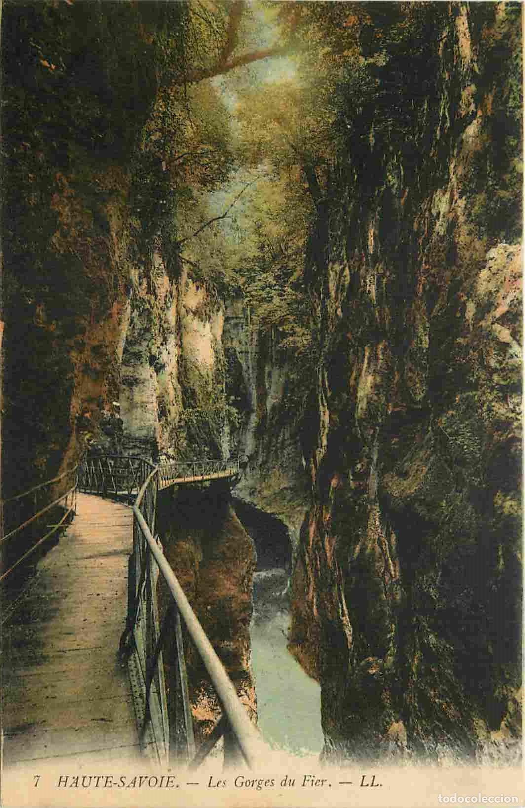 Cartes Postales: France - 74 - Haute Savoie - Les Gorges du Fier - Coloris&eacute;e - CPA - Voir Scans Recto-Verso