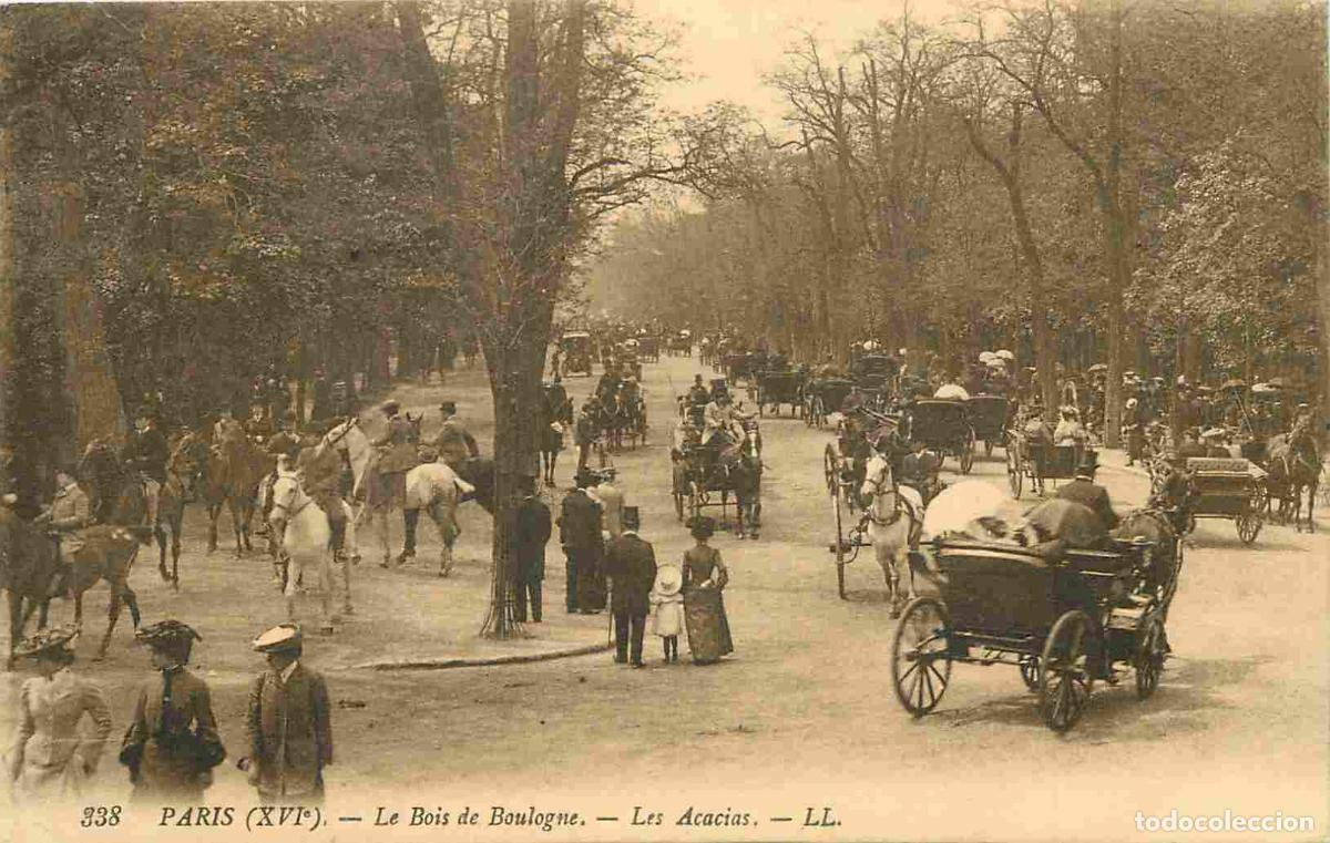 Cartes Postales: France - 75 - Paris - Bois de Boulogne - Les Acacias - Anim&eacute;e - Correspondance - CPA - Oblit&eacute;ration