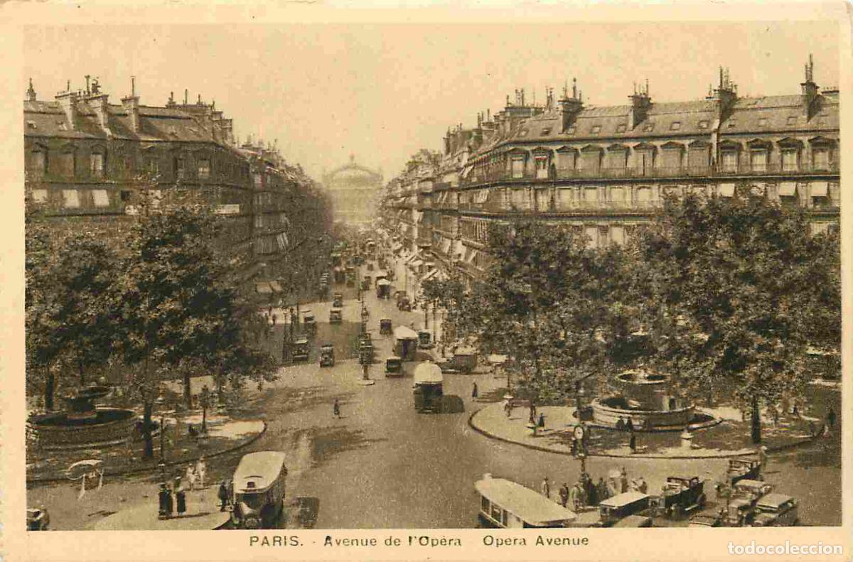 Postkarten: France - 75 - Paris - Avenue de l'Op&eacute;ra - Anim&eacute;e - Automobiles - Omnibus - CPA - Etat Carte provenan