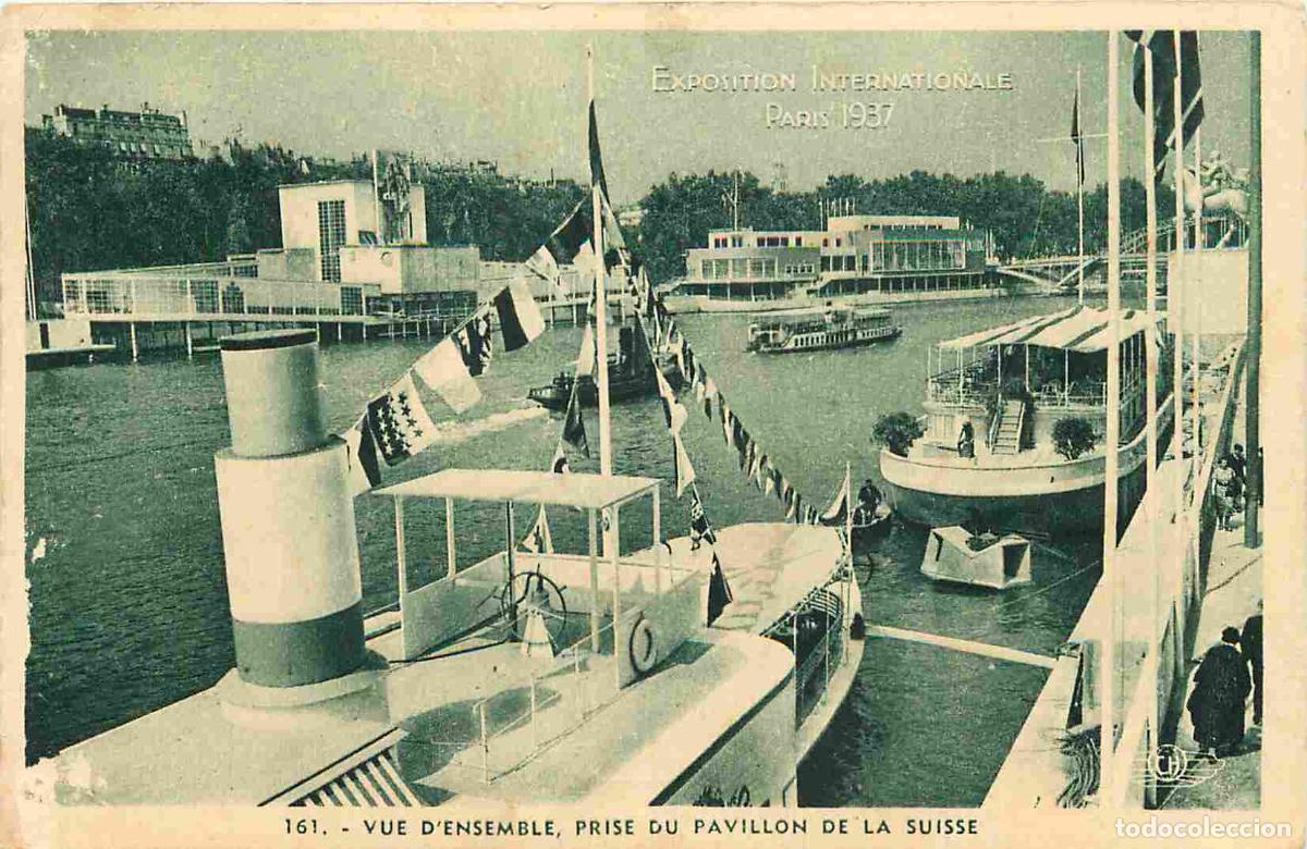 Postkarten: France - 75 - Paris - Exposition Coloniale de 1937 - Vue d'ensemble prise du Pavillon de la Suisse -