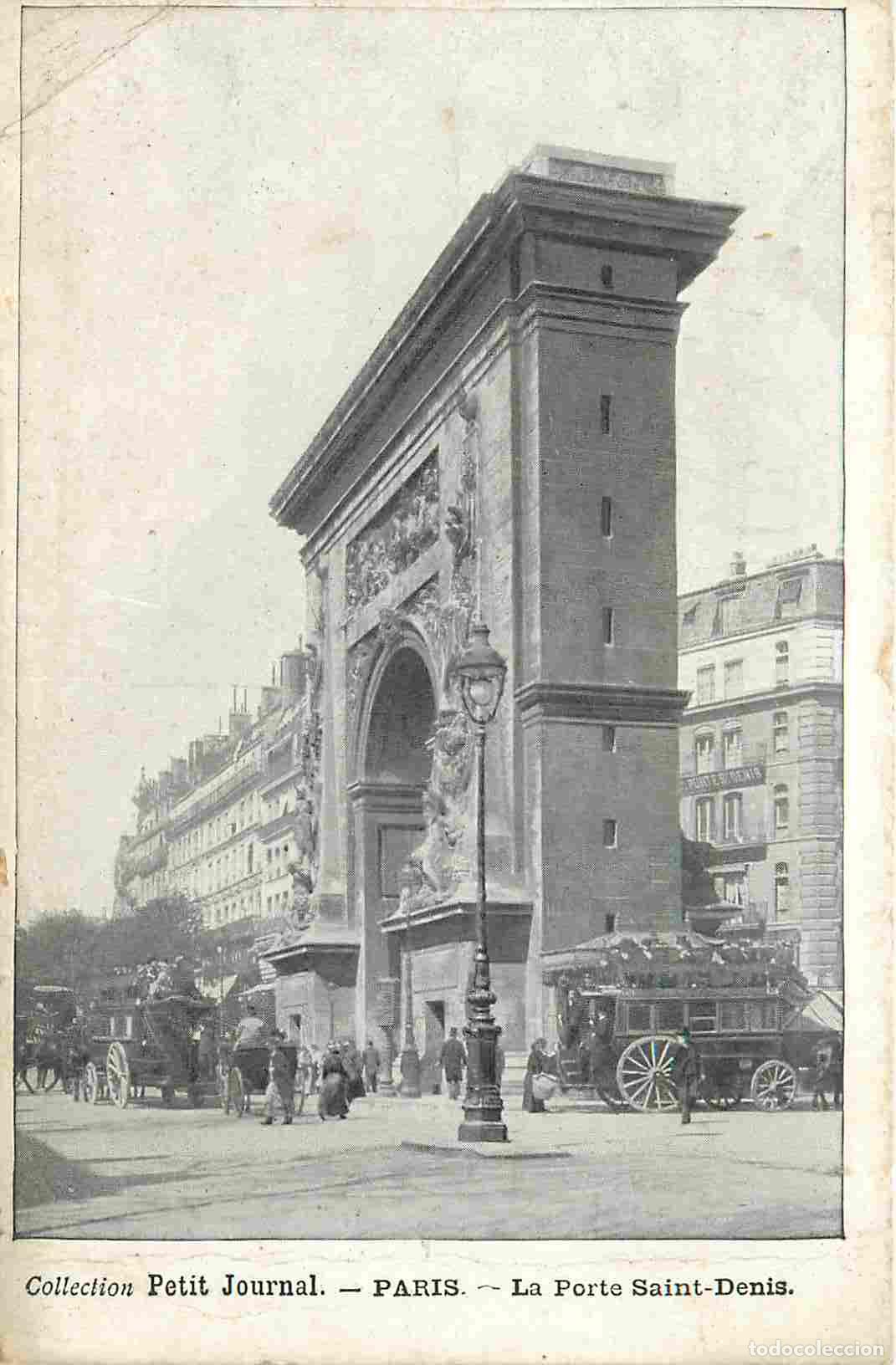 Postkarten: France - 75 - Paris - La Porte Saint Denis - Anim&eacute;e - CPA - Etat pli visible - Voir Scans Recto-Vers