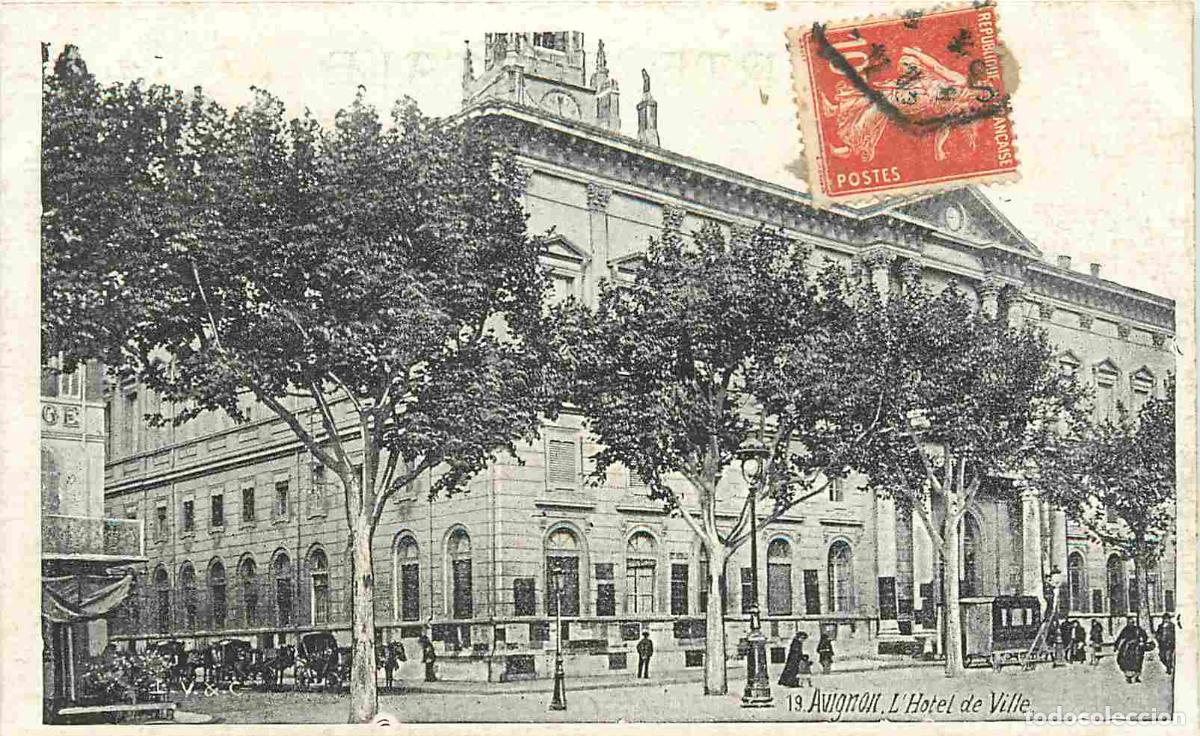 Postkarten: France - 84 - Avignon - Hotel de Ville - Anim&eacute;e - CPA - Voir Scans Recto-Verso