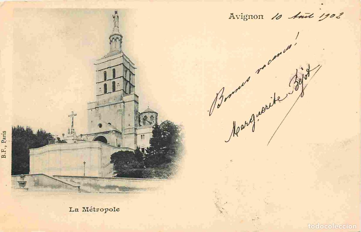 Postkarten: France - 84 - Avignon - La Metropole - Pr&eacute;curseur - CPA - Oblit&eacute;ration ronde de 1902 - Voir Scans Re