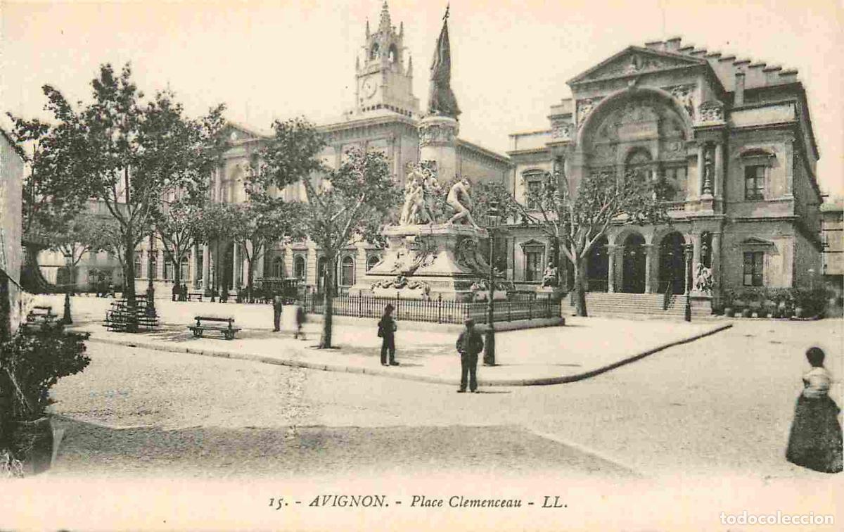 Postcards: France - 84 - Avignon - Place Cl&eacute;menceau - Anim&eacute;e - CPA - Voir Scans Recto-Verso