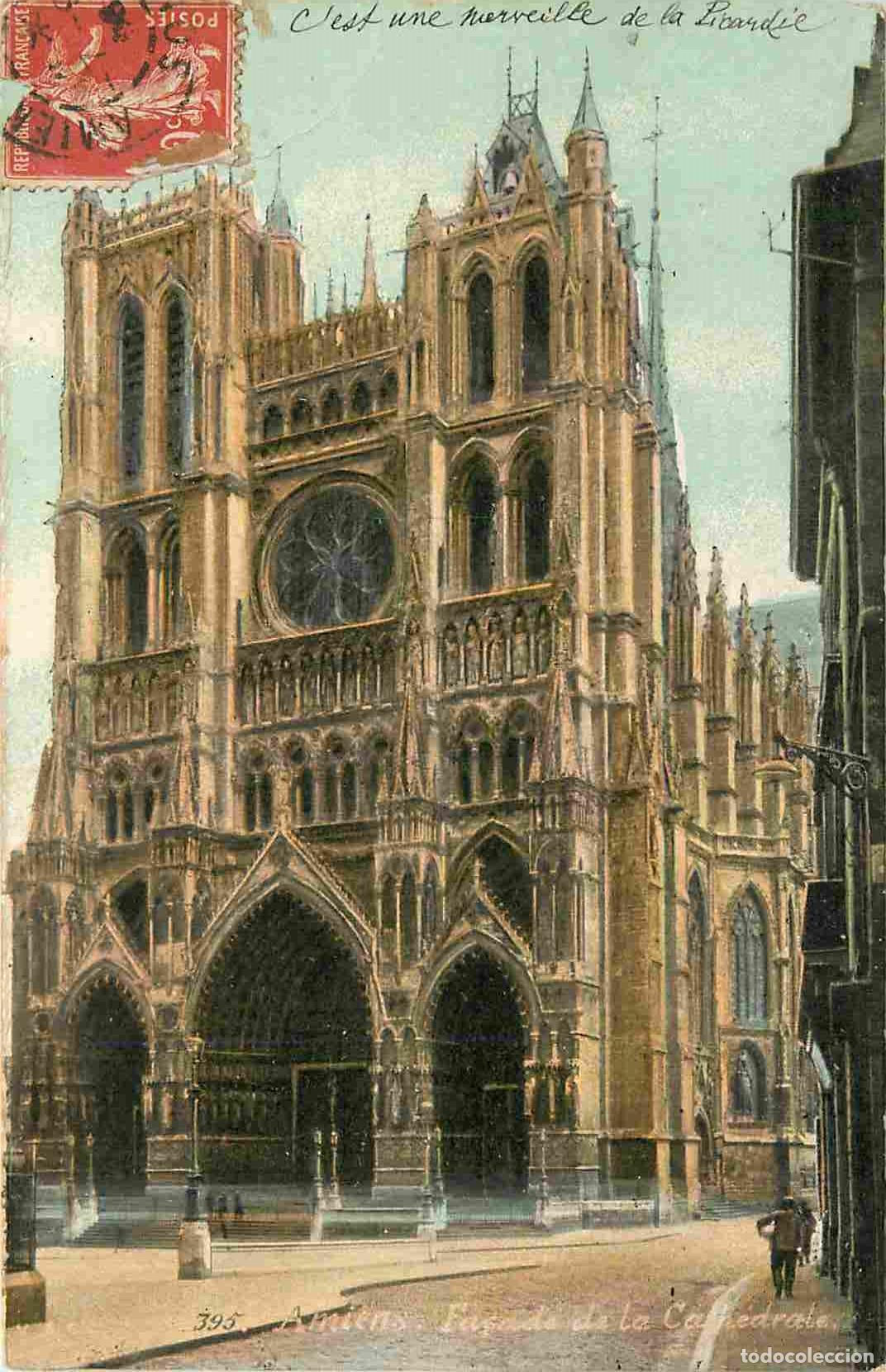 Postcards: France - 80 - Amiens - Cath&eacute;drale Notre Dame - Coloris&eacute;e - CPA - Voir Scans Recto-Verso