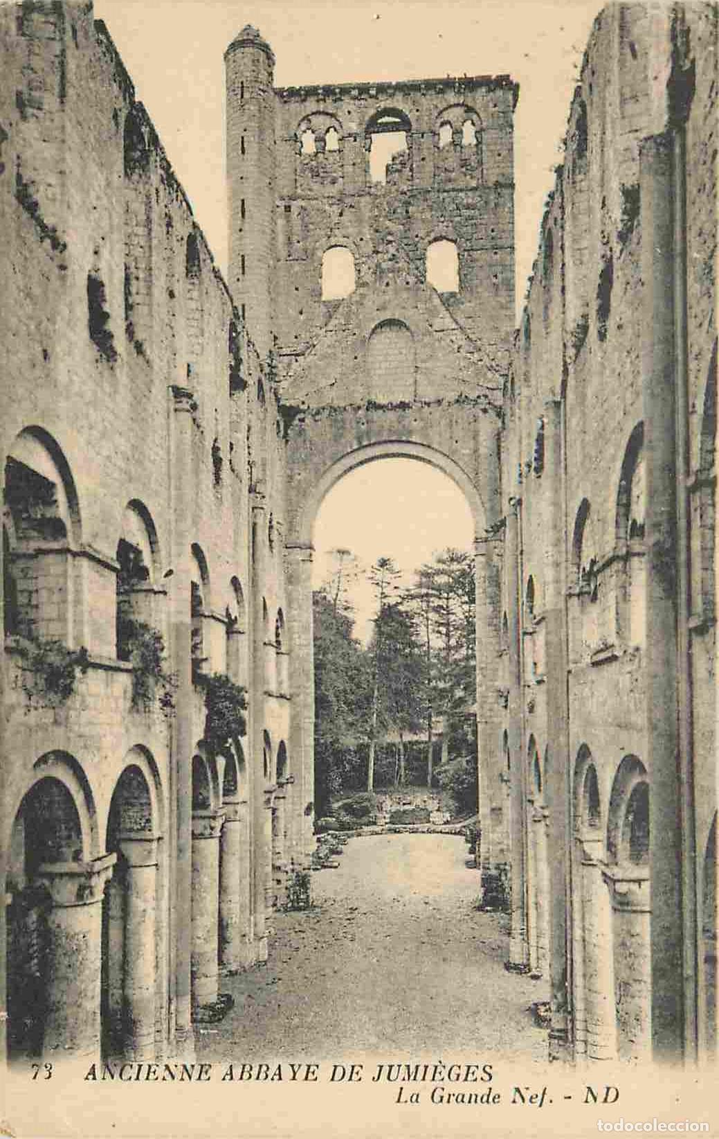 Postcards: France - 76 - Jumieges - Abbaye de Jumi&egrave;ges - La Grande Nef - CPA - Voir Scans Recto-Verso