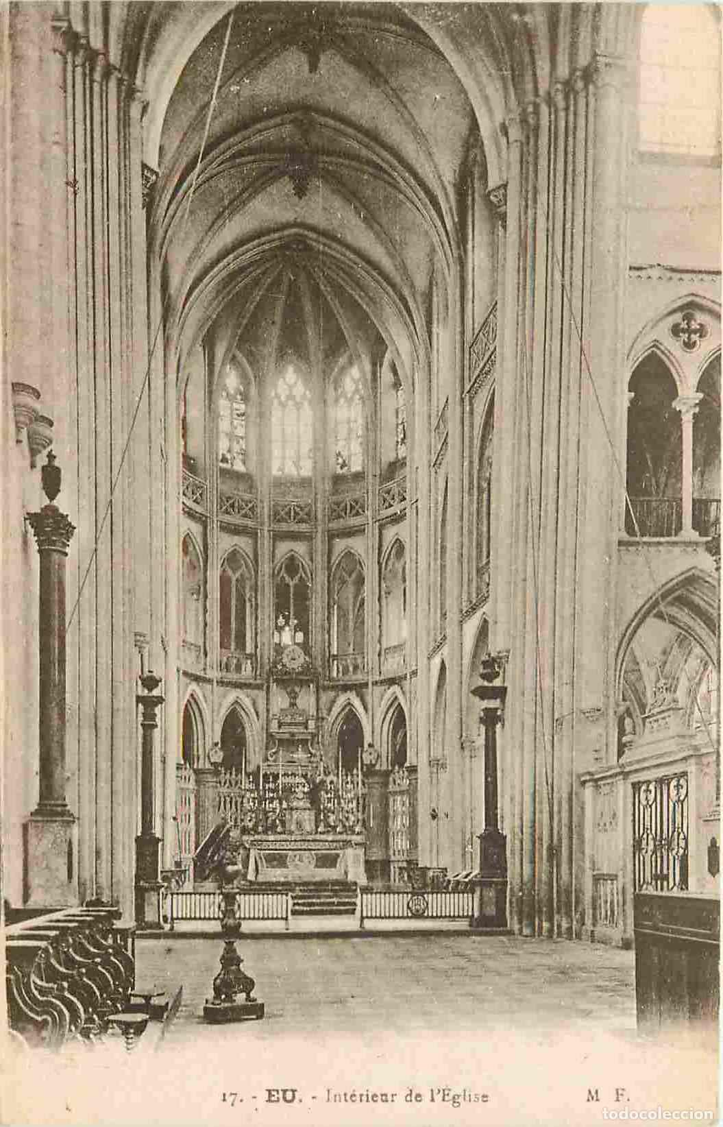 Cartes Postales: France - 76 - Eu - int&eacute;rieur de l'Eglise - CPA - Voir Scans Recto-Verso