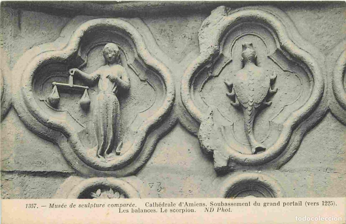 Cartes Postales: France - 80 - Amiens - Cath&eacute;drale Notre Dame - Mus&eacute;e de Sculpture Compar&eacute;e - Soubassement du grand p