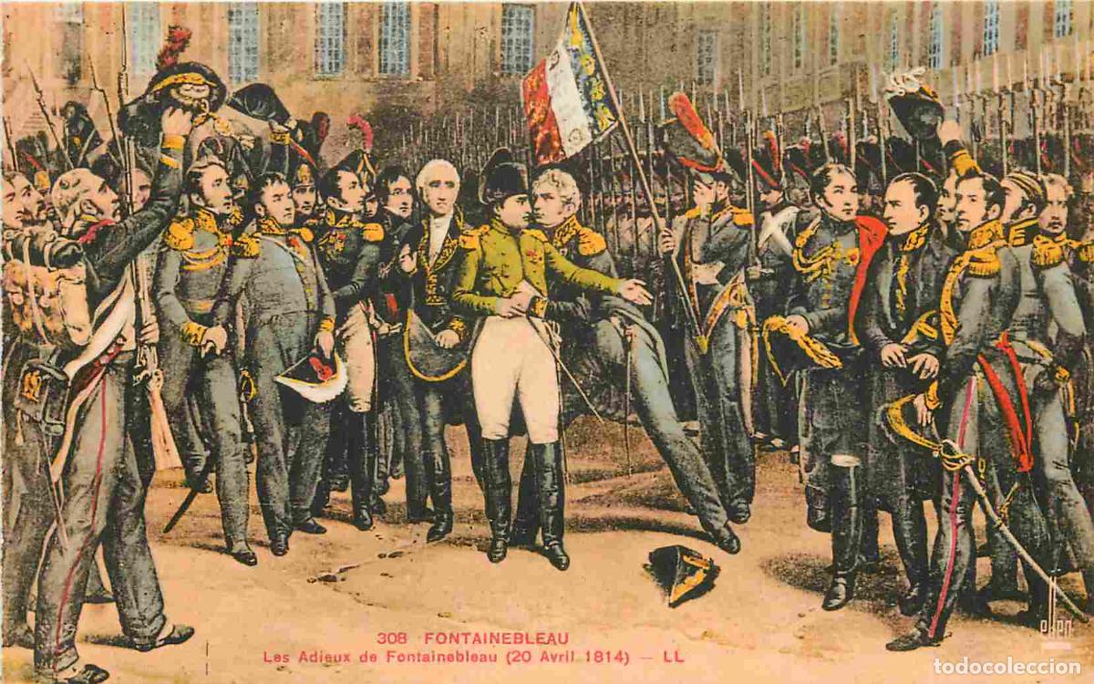Postais: France - 77 - Fontainebleau - Palais de Fontainebleau - Les Adieux de Fontainebleau de Napol&eacute;on Bona