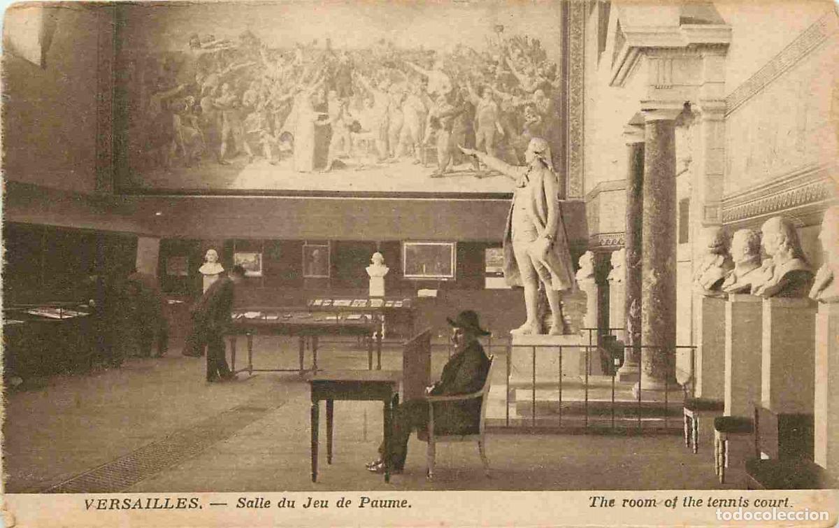 Postkarten: France - 78 - Versailles - Salle du Jeu de Paume - Anim&eacute;e - CPA - Oblit&eacute;ration ronde de 1926 - Voir