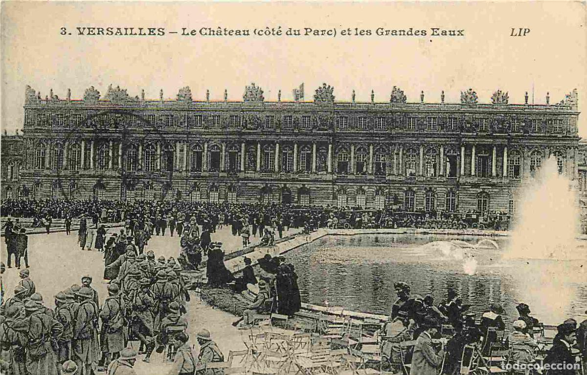 Postkarten: France - 78 - Versailles - Ch&acirc;teau de Versailles - Les Grandes Eaux - Anim&eacute;e - Soldats - Militaria -