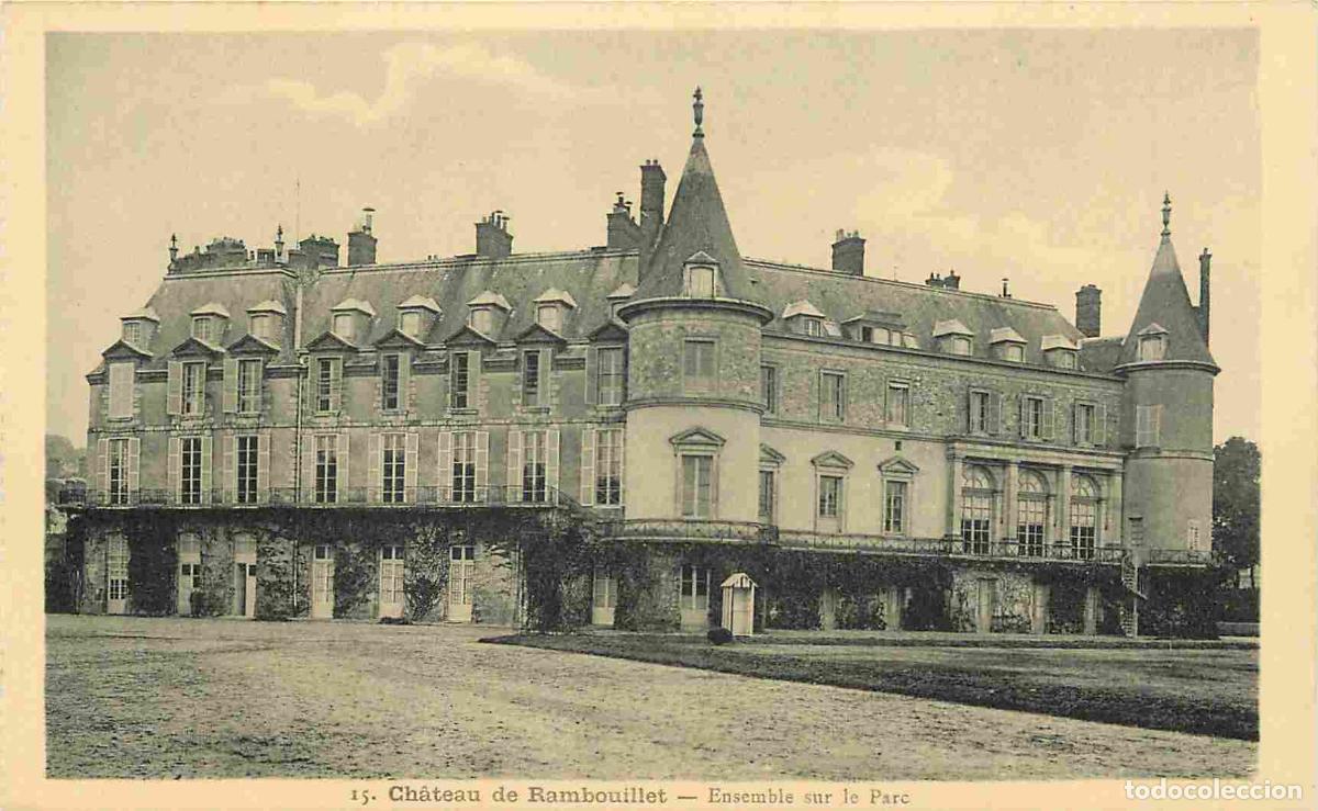 Postkarten: France - 78 - Rambouillet - Le Ch&acirc;teau - Ensemble sur le Parc - CPA - Etat Carte provenant d'un Car