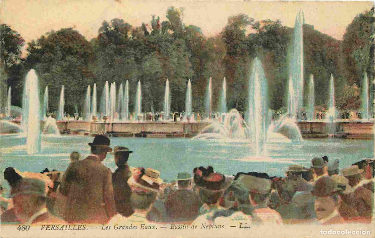 Postkarten: France - 78 - Versailles - Les Grandes Eaux - Bassin de Neptune - Coloris&eacute;e - CPA - Voir Scans Recto