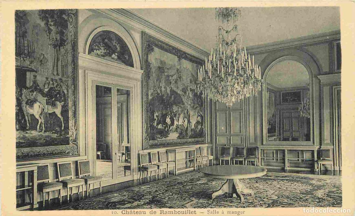 Postkarten: France - 78 - Rambouillet - int&eacute;rieur du Ch&acirc;teau - Salle &agrave; Manger - CPA - Etat Carte provenant d'un