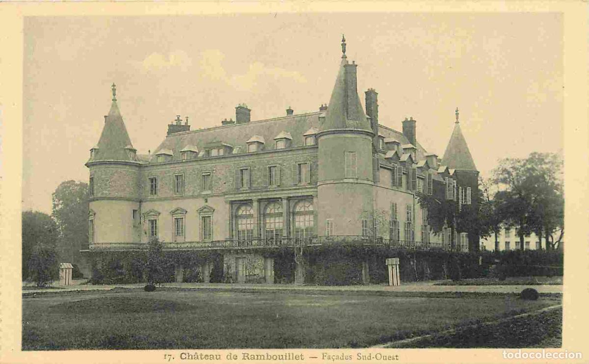 Cartes Postales: France - 78 - Rambouillet - Le Ch&acirc;teau - Fa&ccedil;ades Sud-Ouest - CPA - Etat Carte provenant d'un Carnet