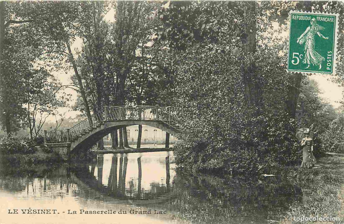Cartes Postales: France - 78 - Le V&eacute;sinet - La Passerelle du Grand Lac - Anim&eacute;e - CPA - Voir Scans Recto-Verso