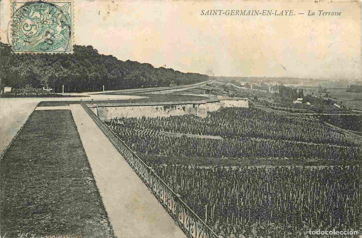 Cartes Postales: France - 78 - Saint Germain en Laye - La Terrasse - CPA - Oblit&eacute;ration ronde de 1907 - Voir Scans Re