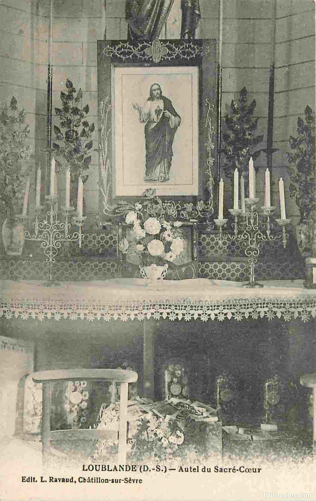 Cartes Postales: France - 79 - Loublande - Autel du Sacr&eacute; C�ur - Art Religieux - CPA - Voir Scans Recto-Verso