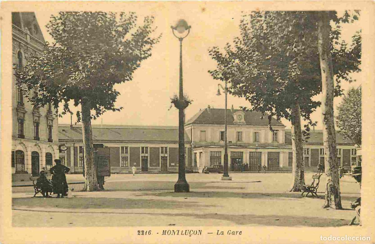 Postais: France - 03 - Montlu&ccedil;on - La Gare - Anim&eacute;e - CPA - Oblit&eacute;ration ronde de 1931 - Voir Scans Recto-Ver