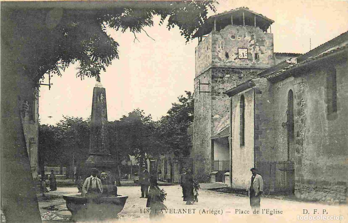 Postais: France - 09 - Lavelanet - Place de l'Eglise - Anim&eacute;e - CPA - Voir Scans Recto-Verso