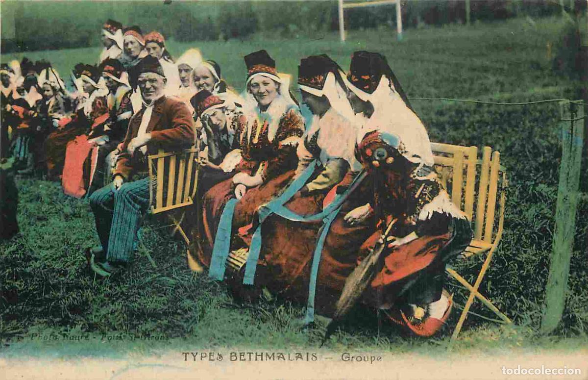 Postcards: France - 09 - Ari&egrave;ge - Types Bethmalais - Groupe - Anim&eacute;e - Folklore - Sc&egrave;ne et Types - Coloris&eacute;e -