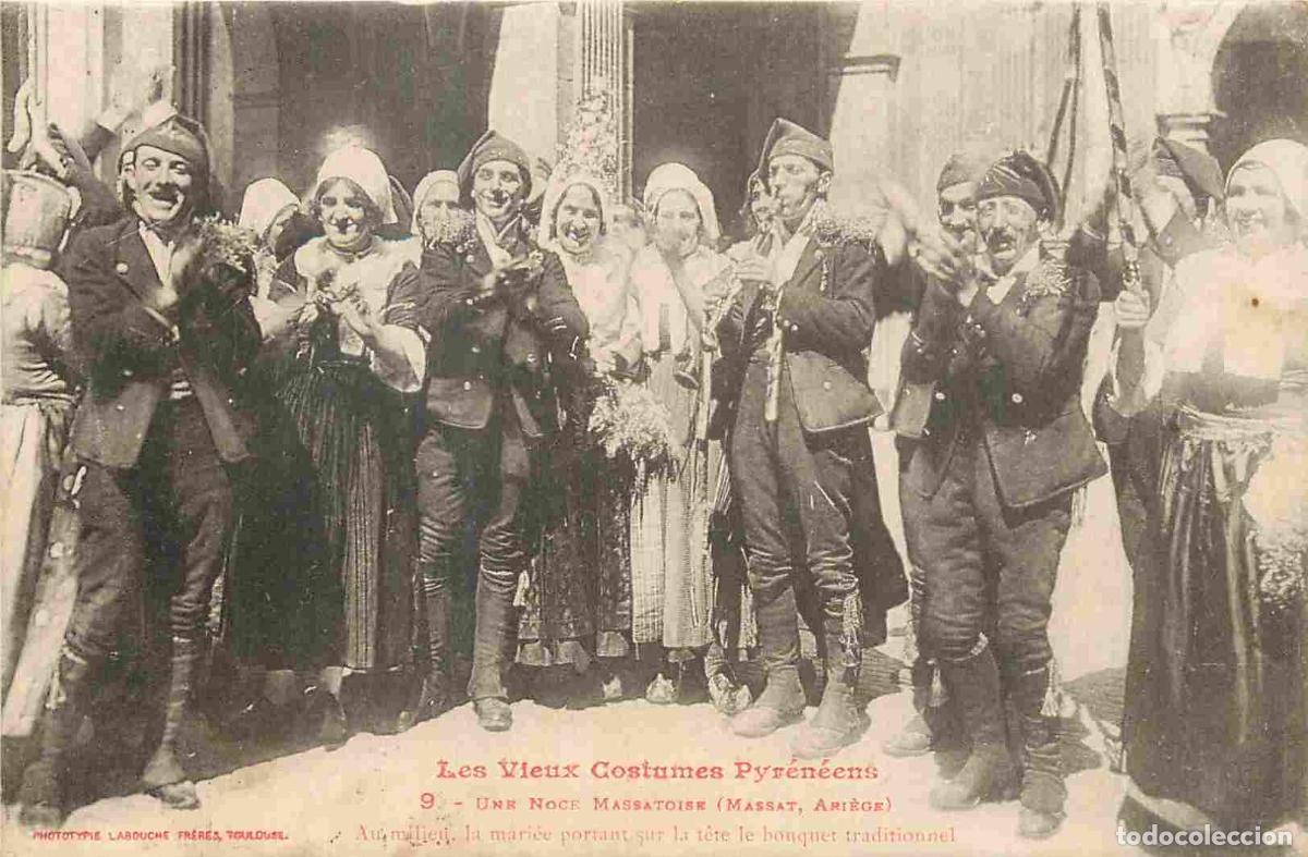 Postcards: France - 09 - Ari&egrave;ge - Massat - Une Noce Massatoise - Anim&eacute;e - Folklore - Sc&egrave;ne et Types - Correspon