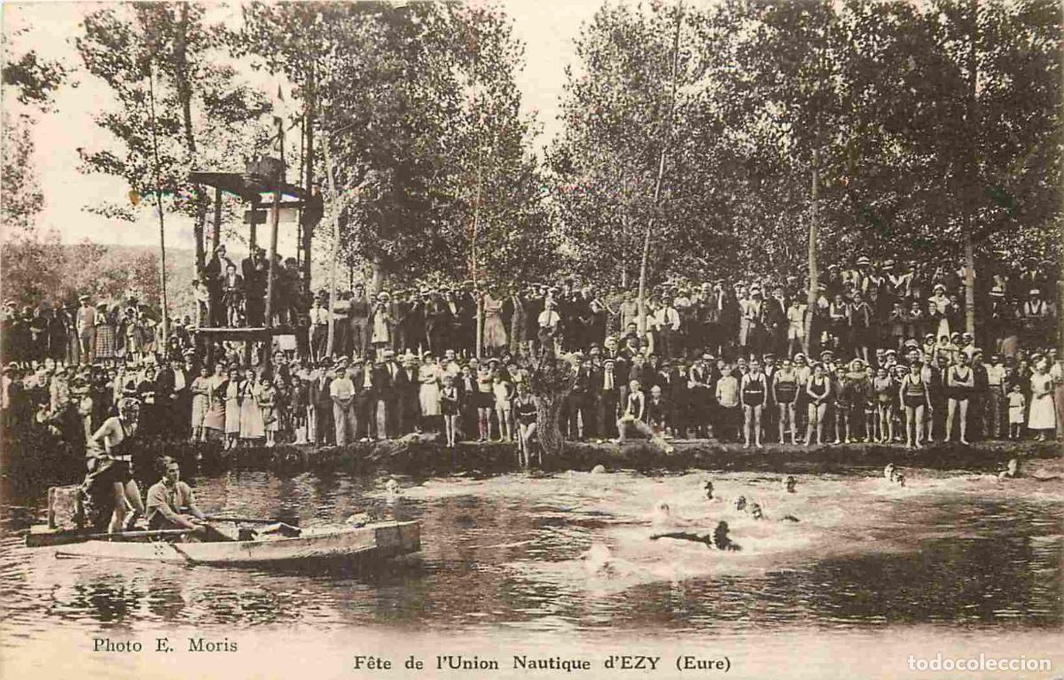 Postkarten: France - 27 - Ezy - F&ecirc;te de l'Union Nautique - Anim&eacute;e - Correspondance - CPA - Voir Scans Recto-Vers