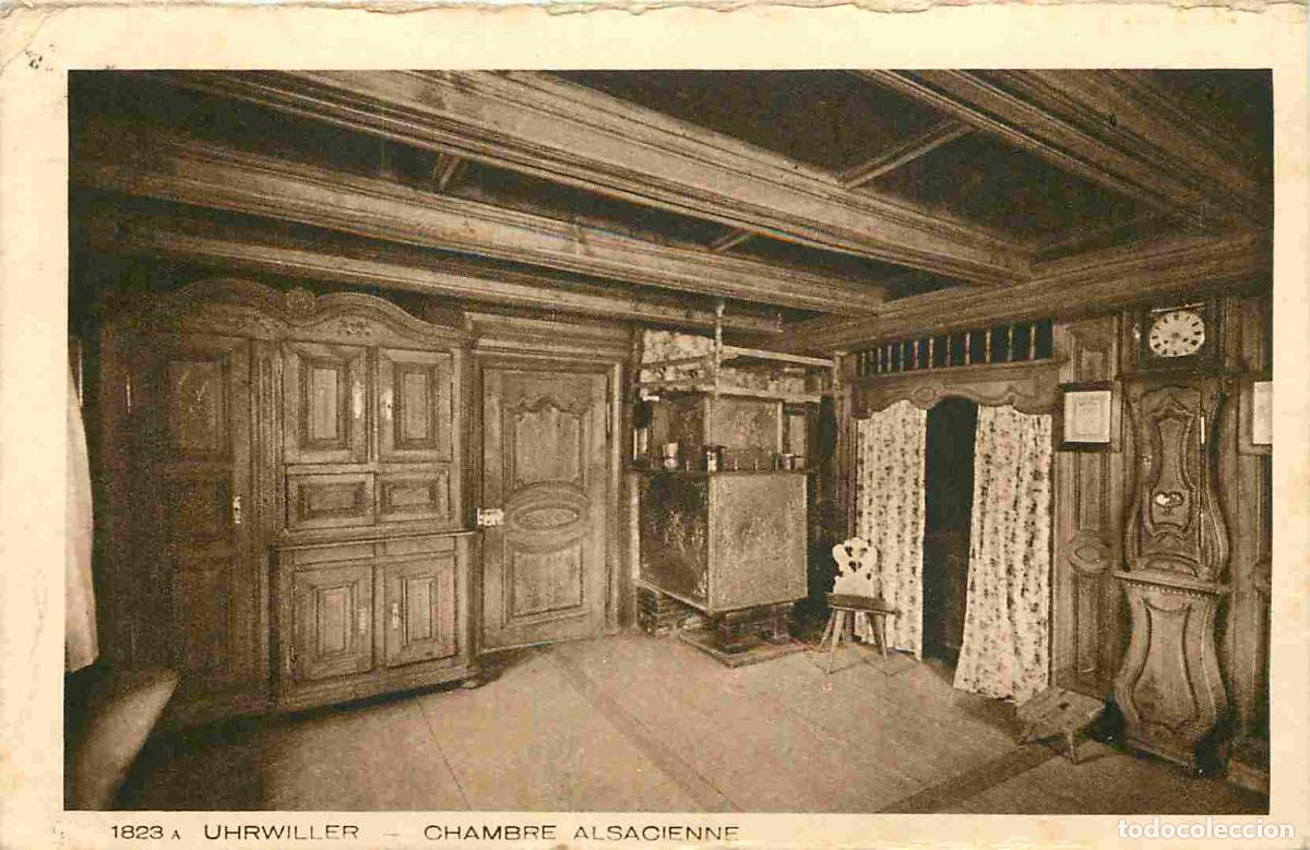 Postkarten: France - 67 - Uhrwiller - Chambre Alsacienne - CPA - Etat contours abim&eacute;s - Voir Scans Recto-Verso