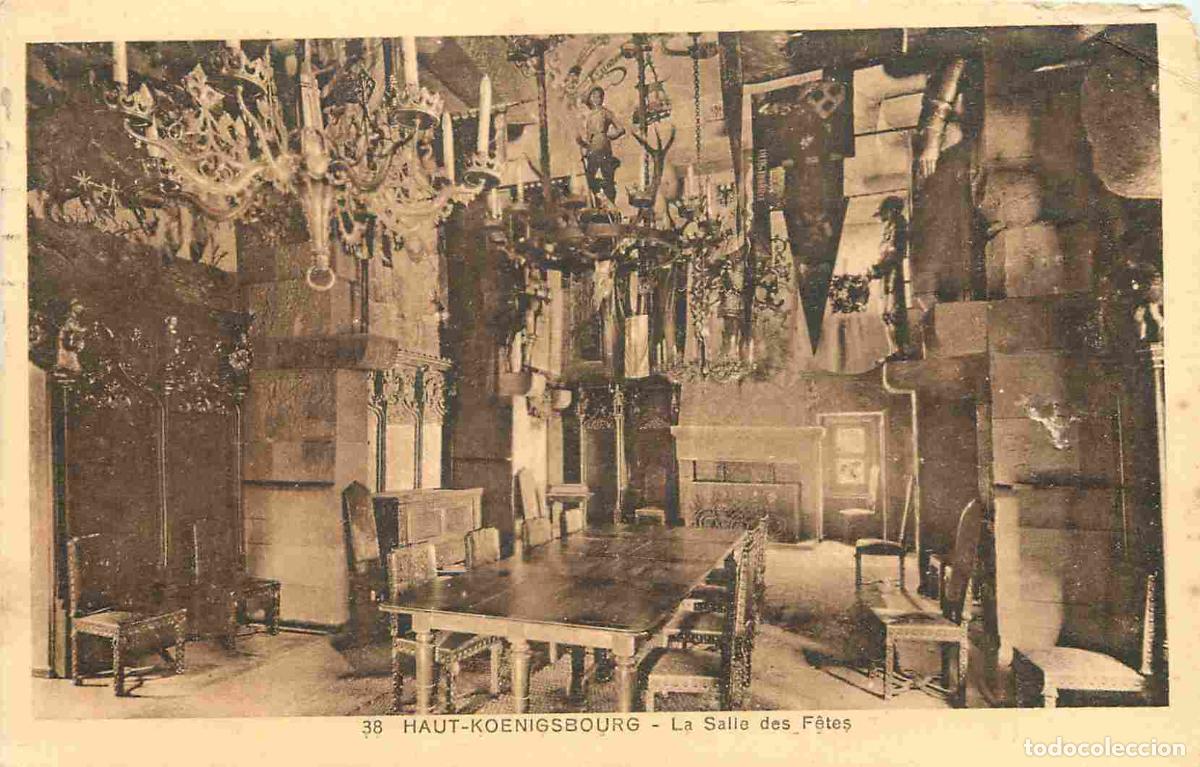 Postkarten: France - 67 - Haut-Koenigsbourg - La Salle des F&ecirc;tes - CPA - Oblit&eacute;ration ronde de 1931 - Voir Scans