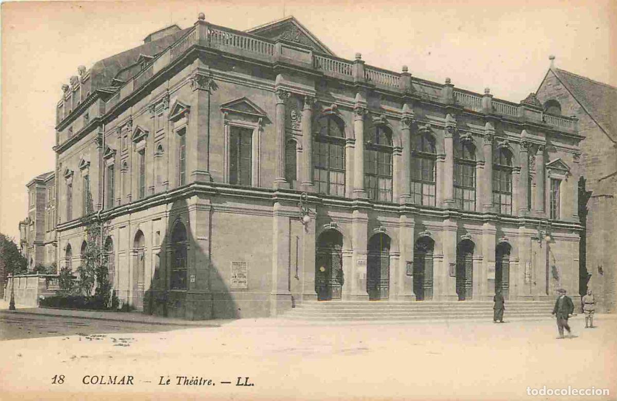 Postkarten: France - 68 - Colmar - Le Th&eacute;atre - Anim&eacute;e - CPA - Voir Scans Recto-Verso