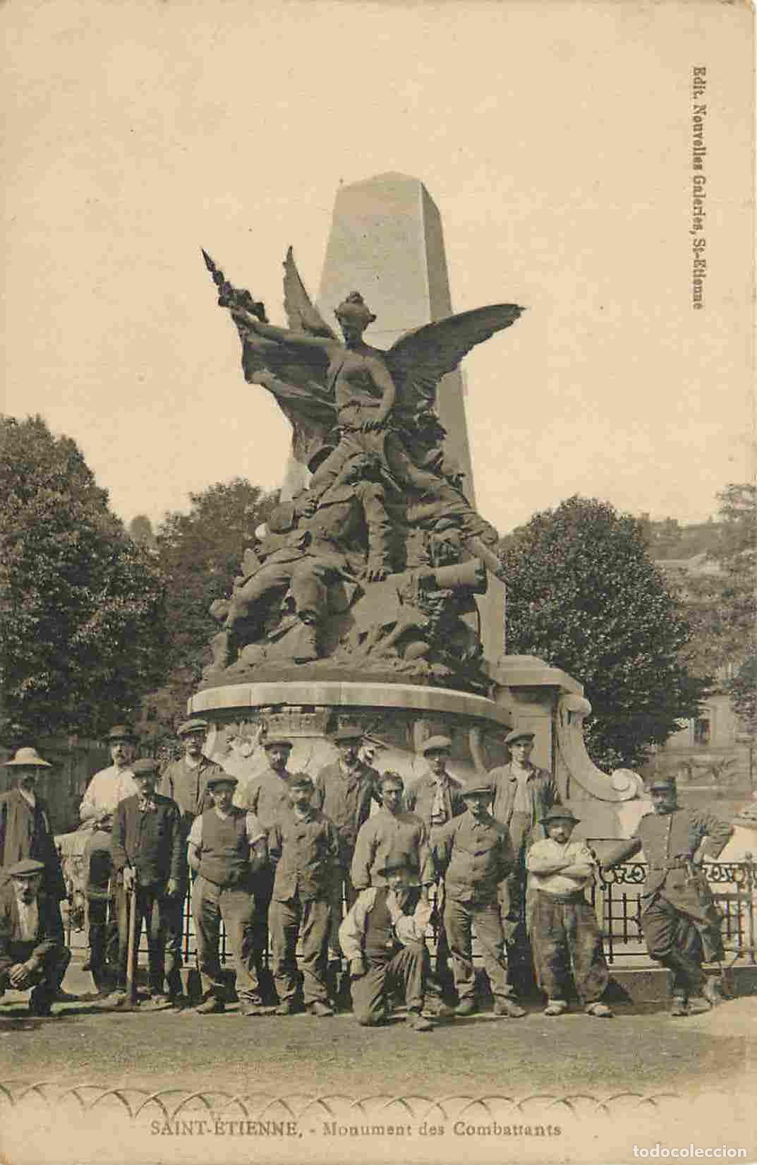 Postkarten: France - 42 - Saint Etienne - Monument des Combattants - Monument aux Morts - Anim&eacute;e - CPA - Voir Sc