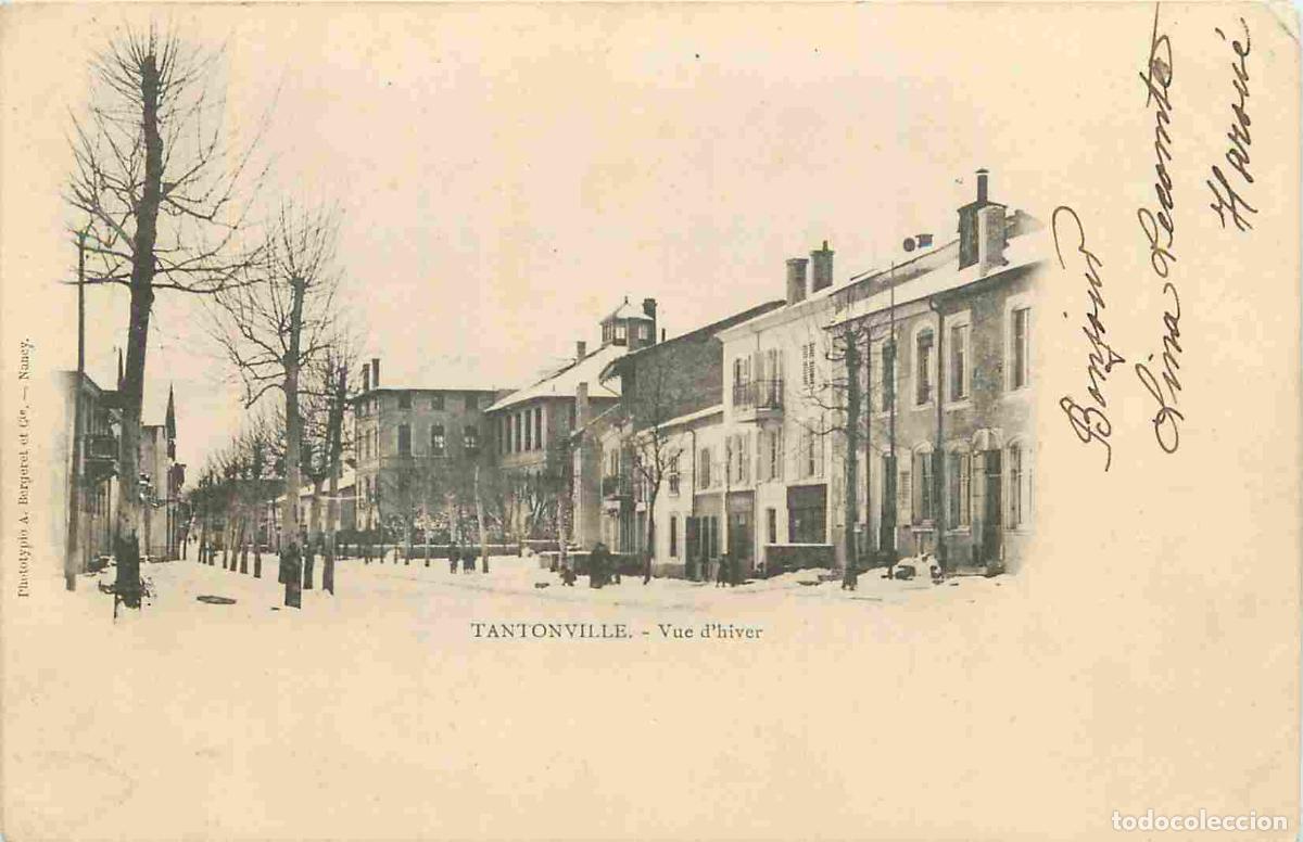 Postkarten: France - 54 - Tantonville - Vue d'hiver - Pr&eacute;curseur - CPA - Oblit&eacute;ration ronde de 1902 - Etat l&eacute;ger