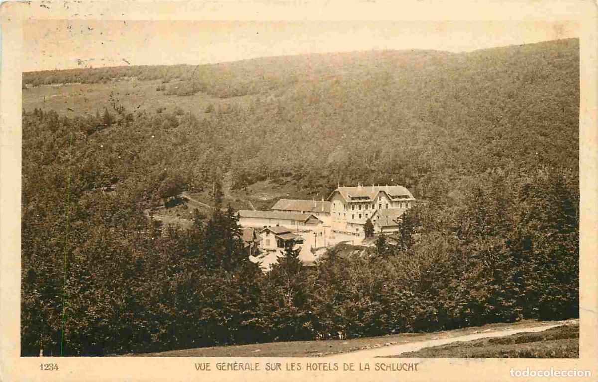 Postkarten: France - 68 - La Schlucht - Vue G&eacute;n&eacute;rale a&eacute;rienne sur les Hotels - CPA - Oblit&eacute;ration ronde de 1927