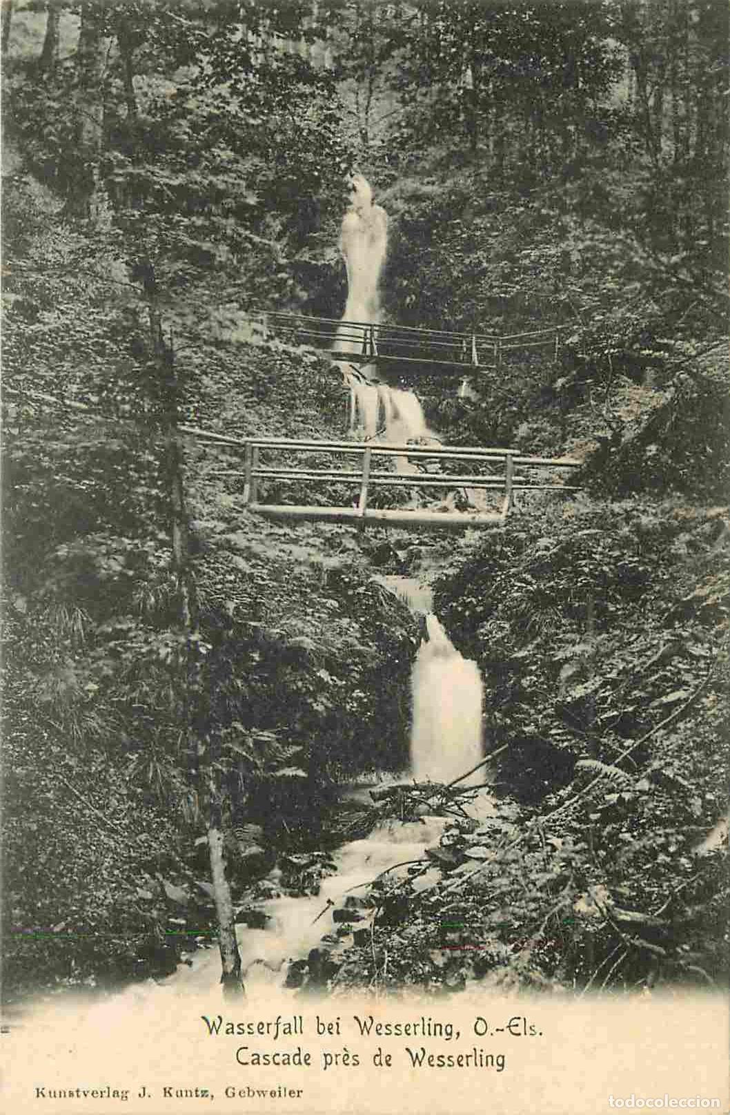Postkarten: France - 68 - Haut Rhin - Cascade pr&egrave;s de Wesserling - CPA - Voir Scans Recto-Verso