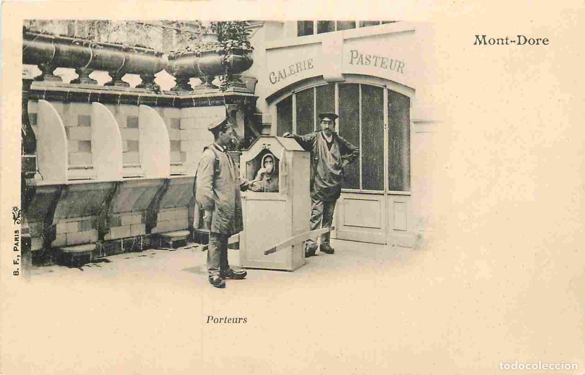 Postkarten: France - 63 - Mont Dore - Porteurs - Anim&eacute;e - Pr&eacute;curseur - CPA - Voir Scans Recto-Verso