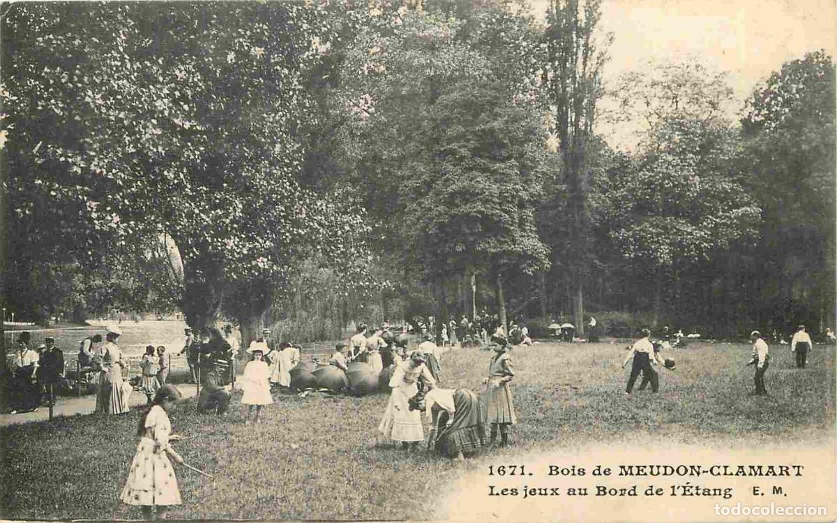 Postais: France - 85 - Meudon - Bois de Meudon - Les jeux au Bord de l'Etang - Anim&eacute;e - CPA - Oblit&eacute;ration ro