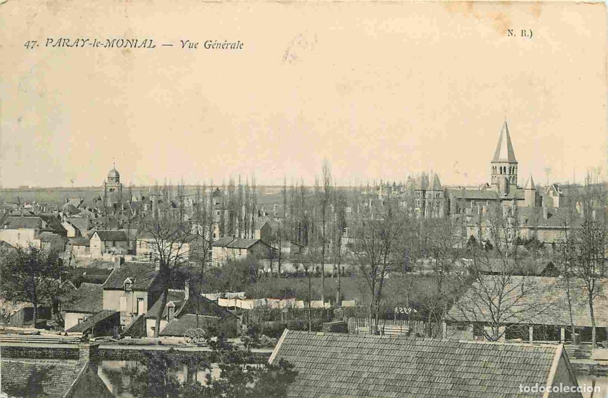 Postais: France - 71 - Paray le Monial - Vue G&eacute;n&eacute;rale - CPA - Oblit&eacute;ration ronde de 1909 - Voir Scans Recto-V