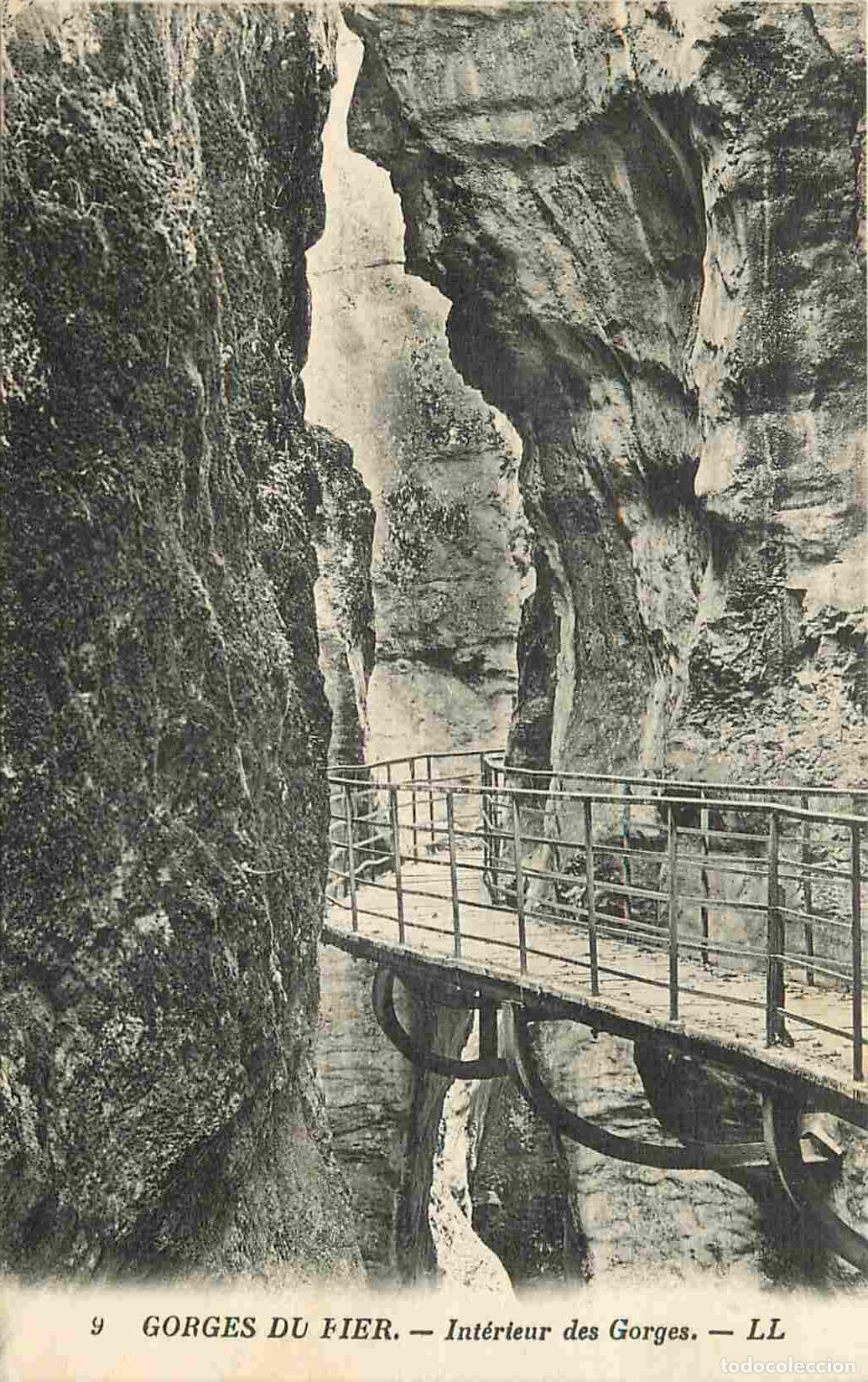 Postkarten: France - 74 - Haute Savoie - Les Gorges du Fier - int&eacute;rieur des Gorges - CPA - Voir Scans Recto-Vers