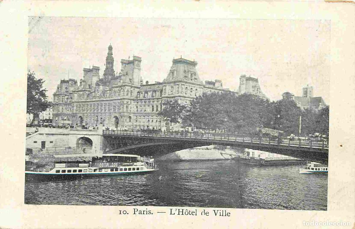 Postcards: France - 75 - Paris - Hotel de Ville - Pr&eacute;curseur - CPA - Voir Scans Recto-Verso
