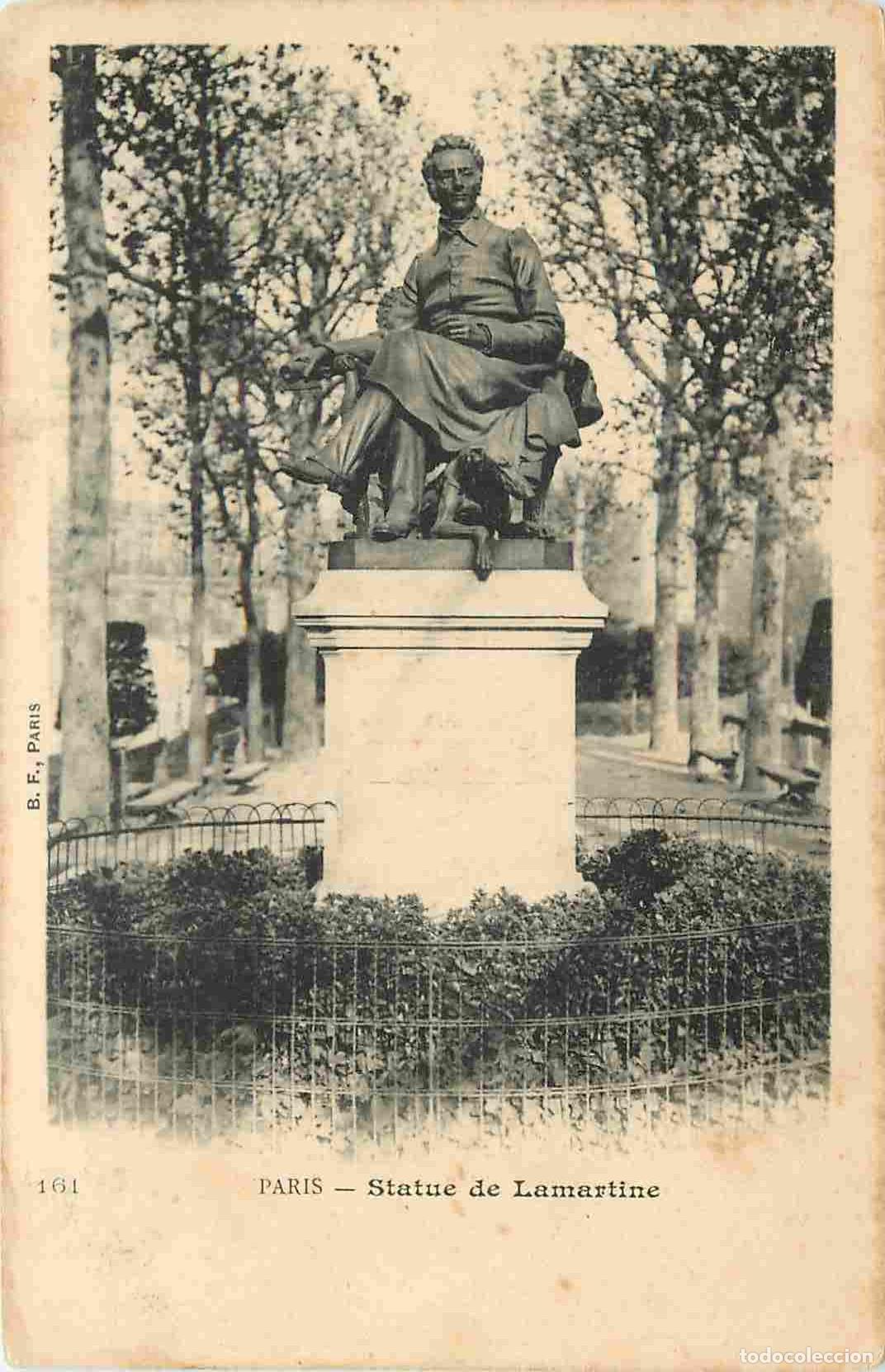 Postcards: France - 75 - Paris - Statue de Lamartine - Pr&eacute;curseur - CPA - Voir Scans Recto-Verso