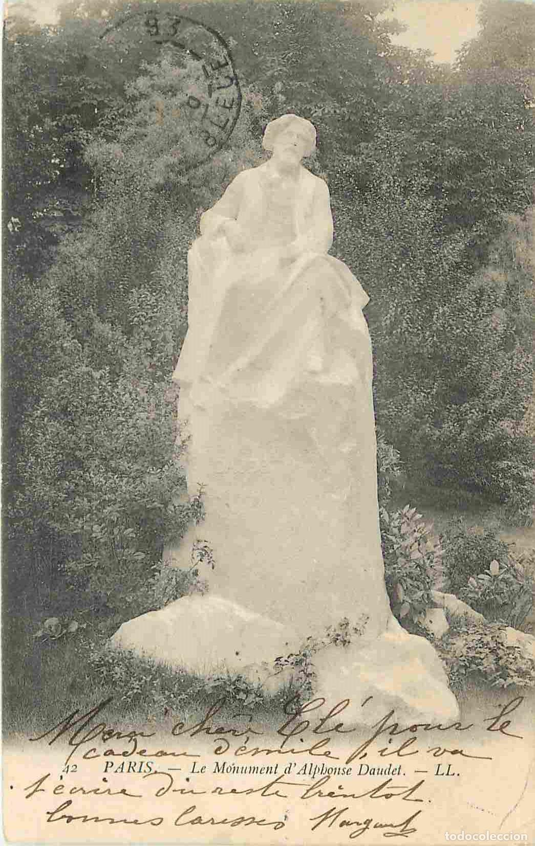 Postcards: France - 75 - Paris - Monument Alphonse Daudet - CPA - Oblit&eacute;ration ronde de 1906 - Voir Scans Recto