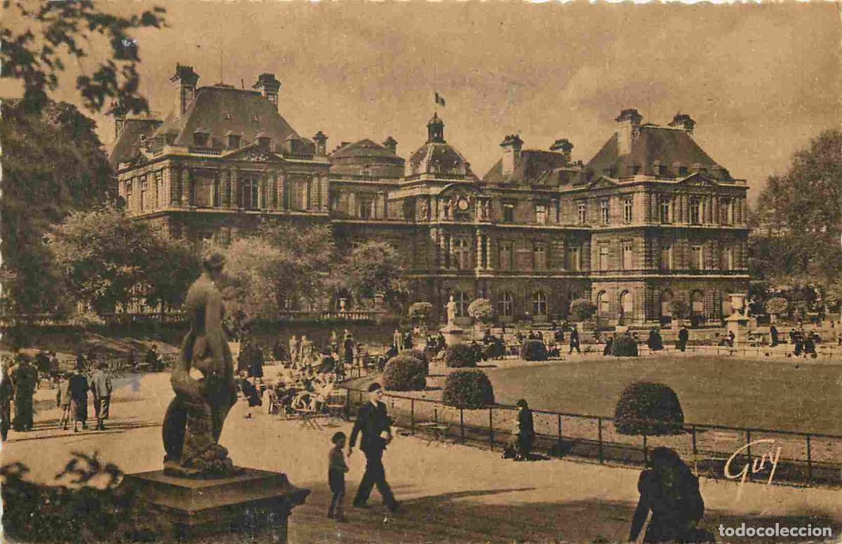 Postcards: France - 75 - Paris - Jardin et Palais du Luxembourg - Anim&eacute;e - Carte Gaufr&eacute;e - CPA - Voir Scans Rec