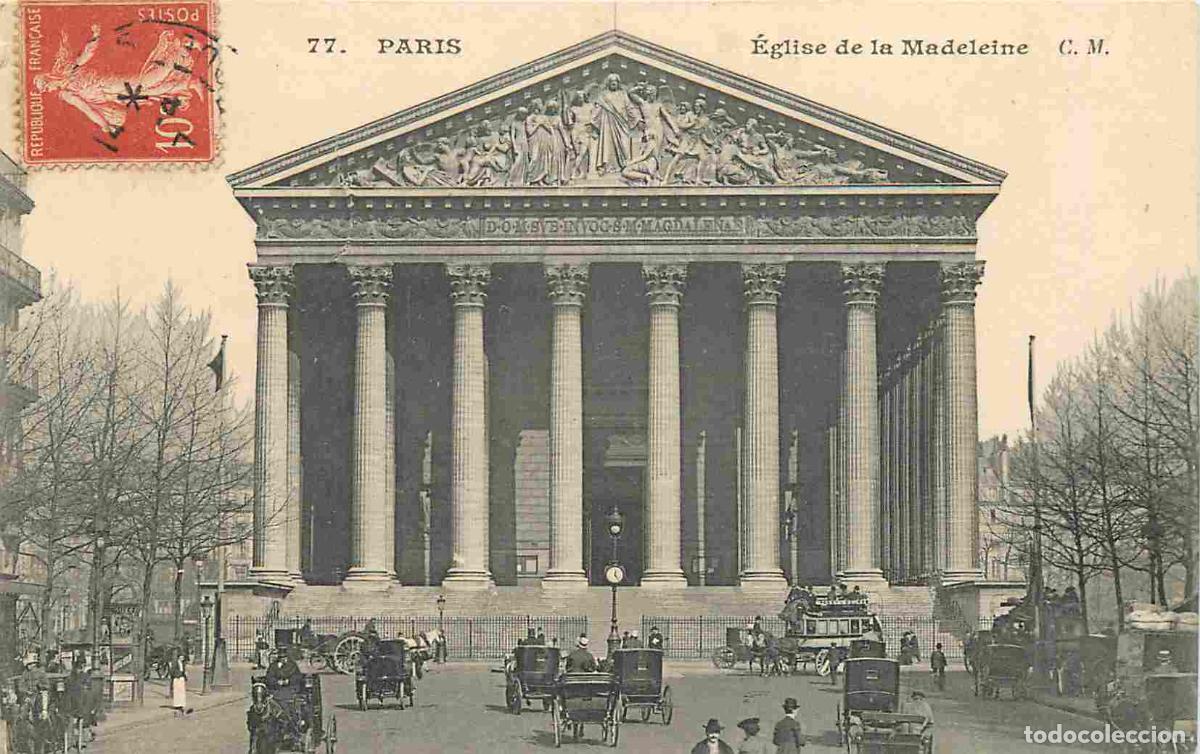 Postcards: France - 75 - Paris - Eglise de la Madeleine - Anim&eacute;e - Correspondance - CPA - Voir Scans Recto-Vers