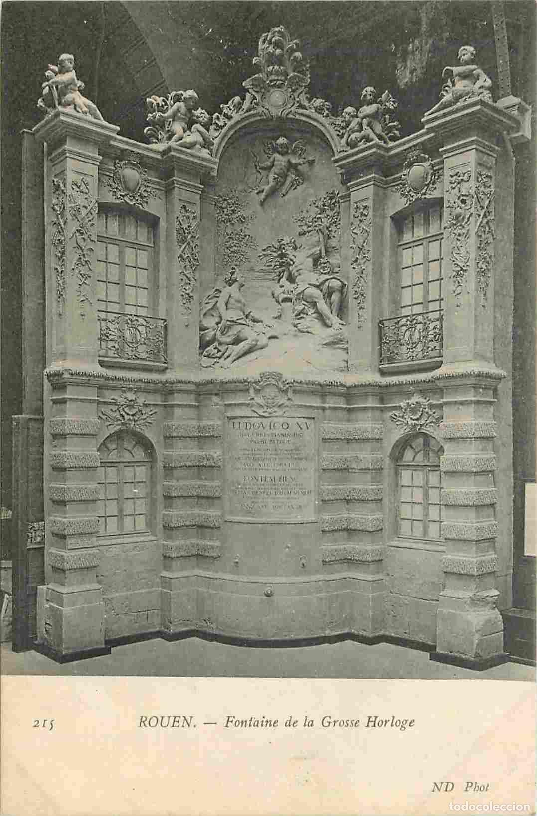 Cartoline: France - 76 - Rouen - Fontaine de la Grosse Horloge - CPA - Voir Scans Recto-Verso