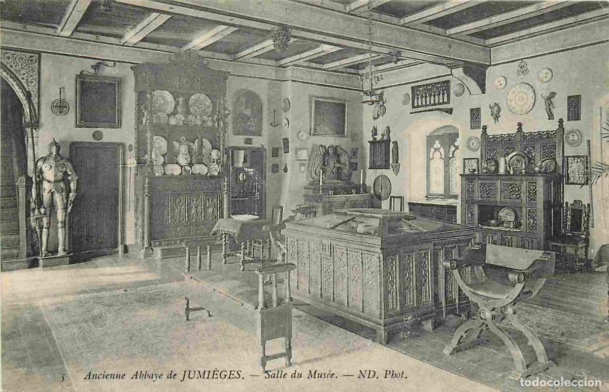 Cartoline: France - 76 - Jumieges - Abbaye de Jumi&egrave;ges - Salle du Mus&eacute;e - CPA - Voir Scans Recto-Verso