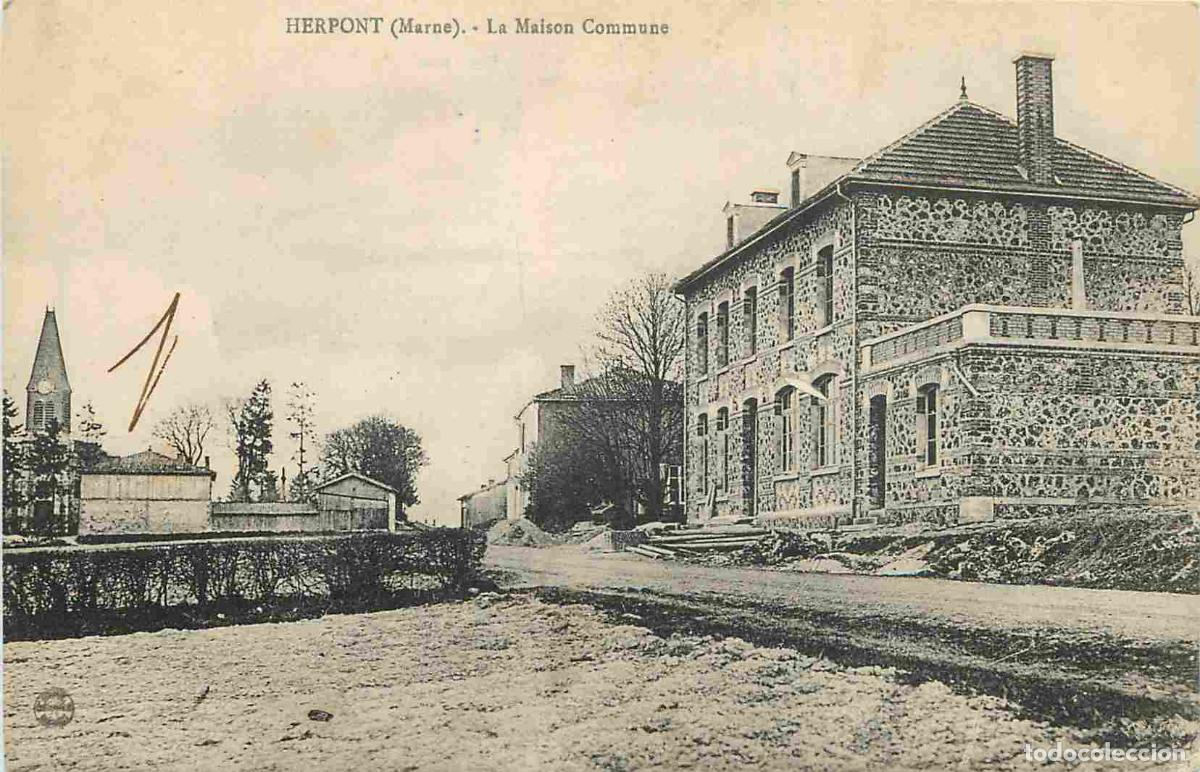 Cartoline: France - 51 - Herpont - La Maison Commune - CPA - Voir Scans Recto-Verso