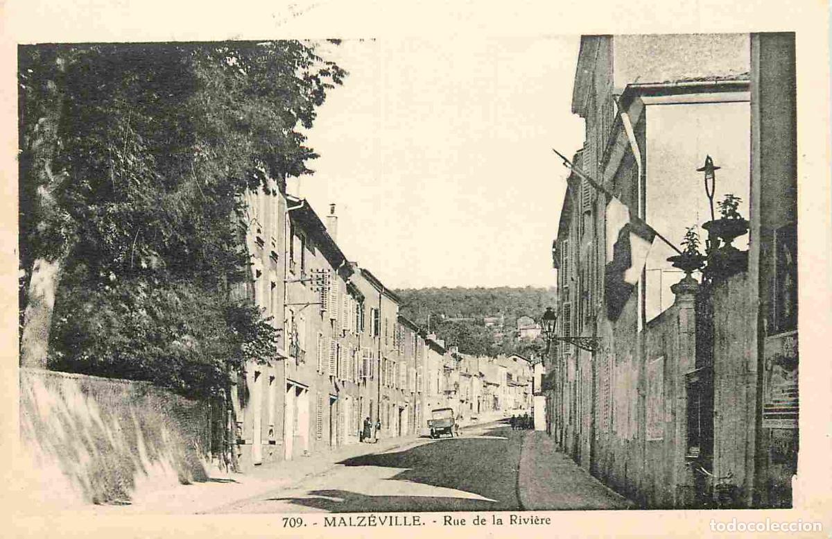 Cartes Postales: France - 54 - Malz&eacute;ville - Rue de la Rivi&egrave;re - CPA - Voir Scans Recto-Verso
