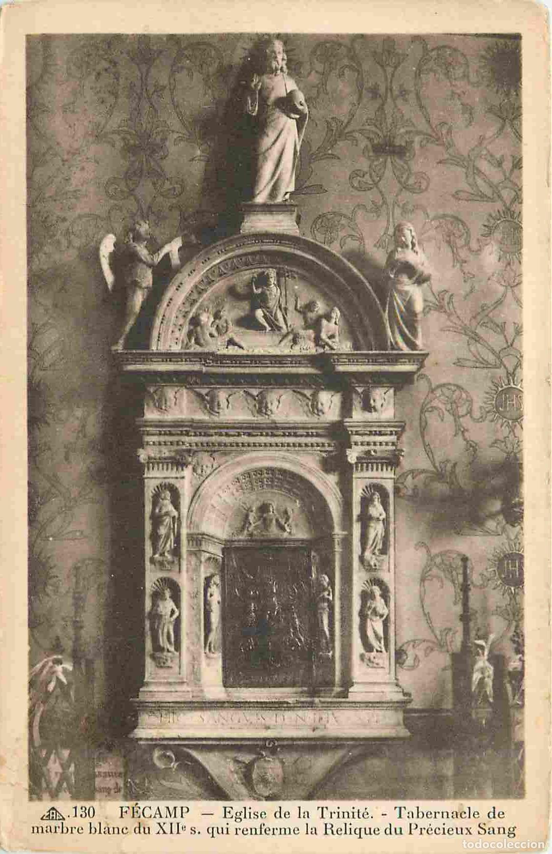 Postkarten: France - 76 - F&eacute;camp - Eglise de la Trinit&eacute; - Tabernacle de marbre blanc qui renferme la relique du