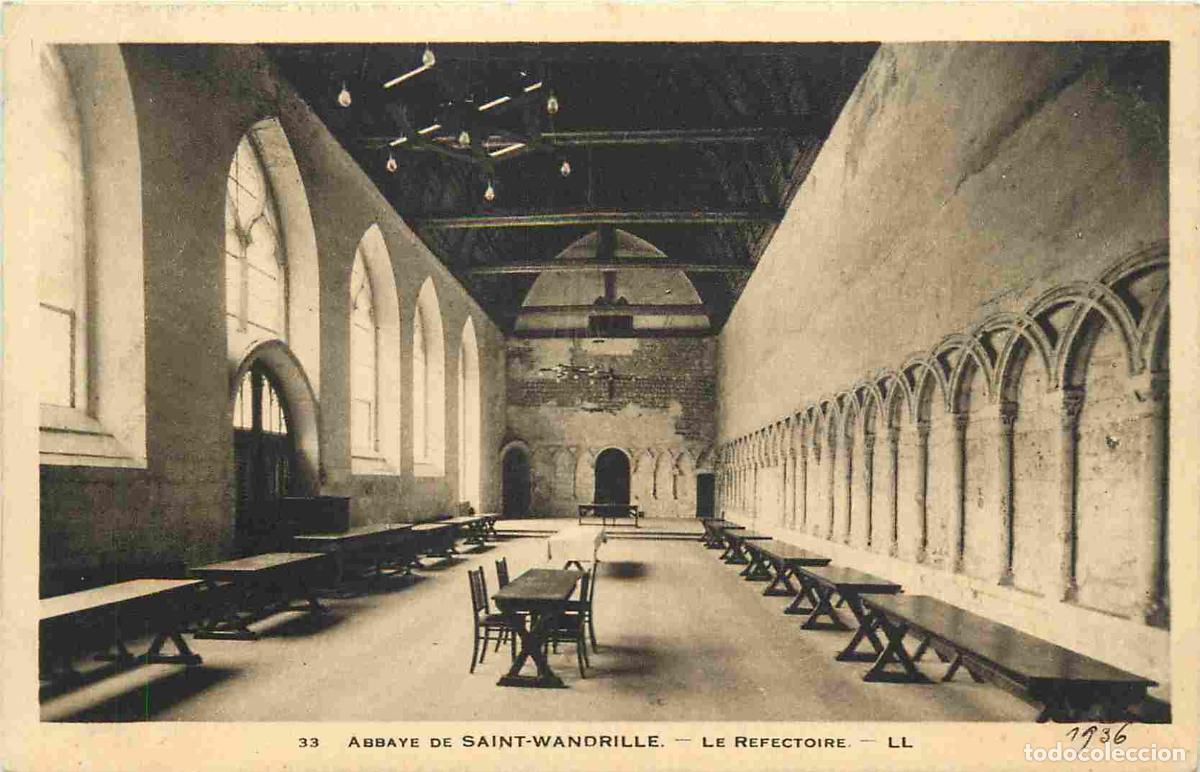 Postkarten: France - 76 - Rives en Seine - Abbaye de Saint-Wandrille - Le R&eacute;fectoire - CPA - Voir Scans Recto-Ve